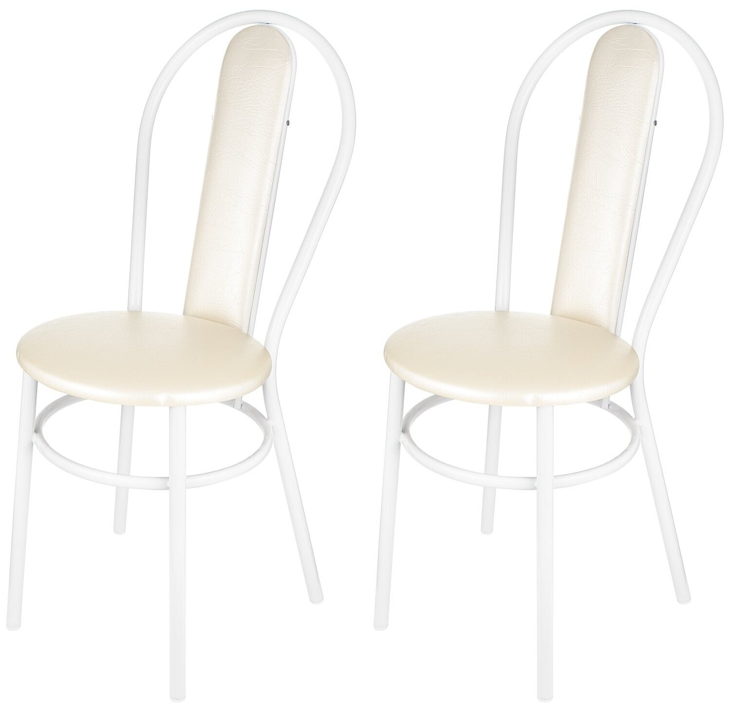 Комплект стульев (2штуки) KETT-UP Сицилия KU191.1П цвет белый / жемчуг