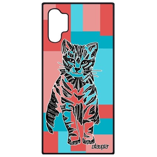 фото Чехол на смартфон // samsung galaxy note 10 plus // "кот" пушистый стиль, utaupia, цветной