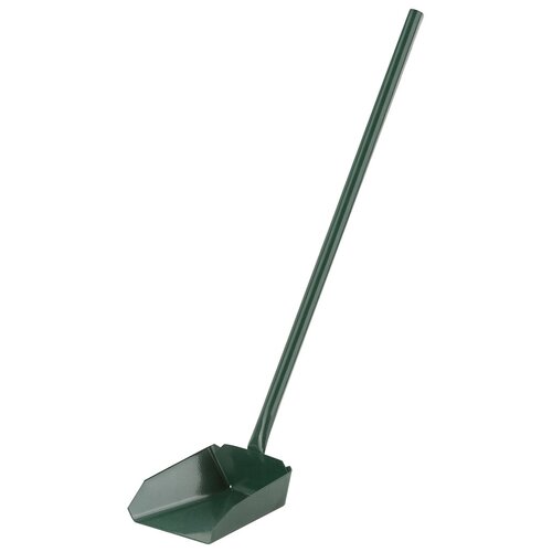 Совок для золы из инструментальной стали 12х13 см с длинной ручкой 47 см, порошковая окраска