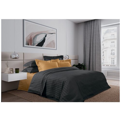 фото Постельное белье «штрудель», страйп-сатин (семейное (4 нав.)) текс-дизайн