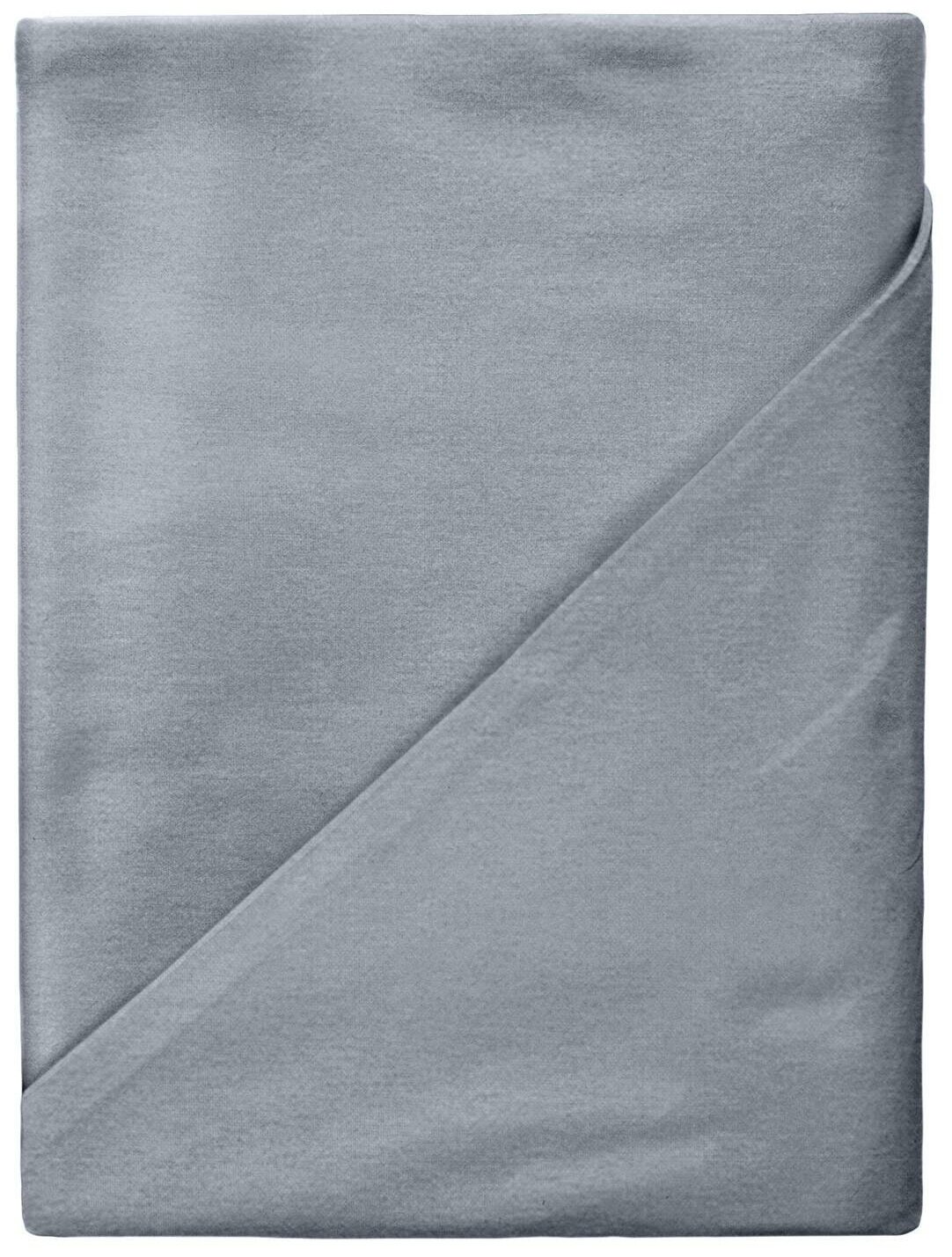 Простыня на резинке Absolut 200х200см цвет Indigo меланжевая ткань