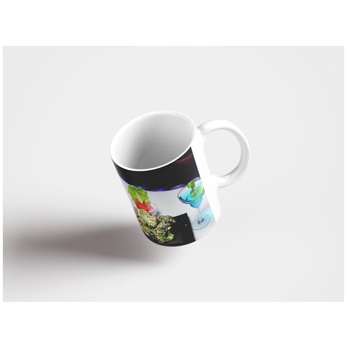 фото Кружка "брокколи с сыром, индийский, еда 320 мл. белая lotsprints