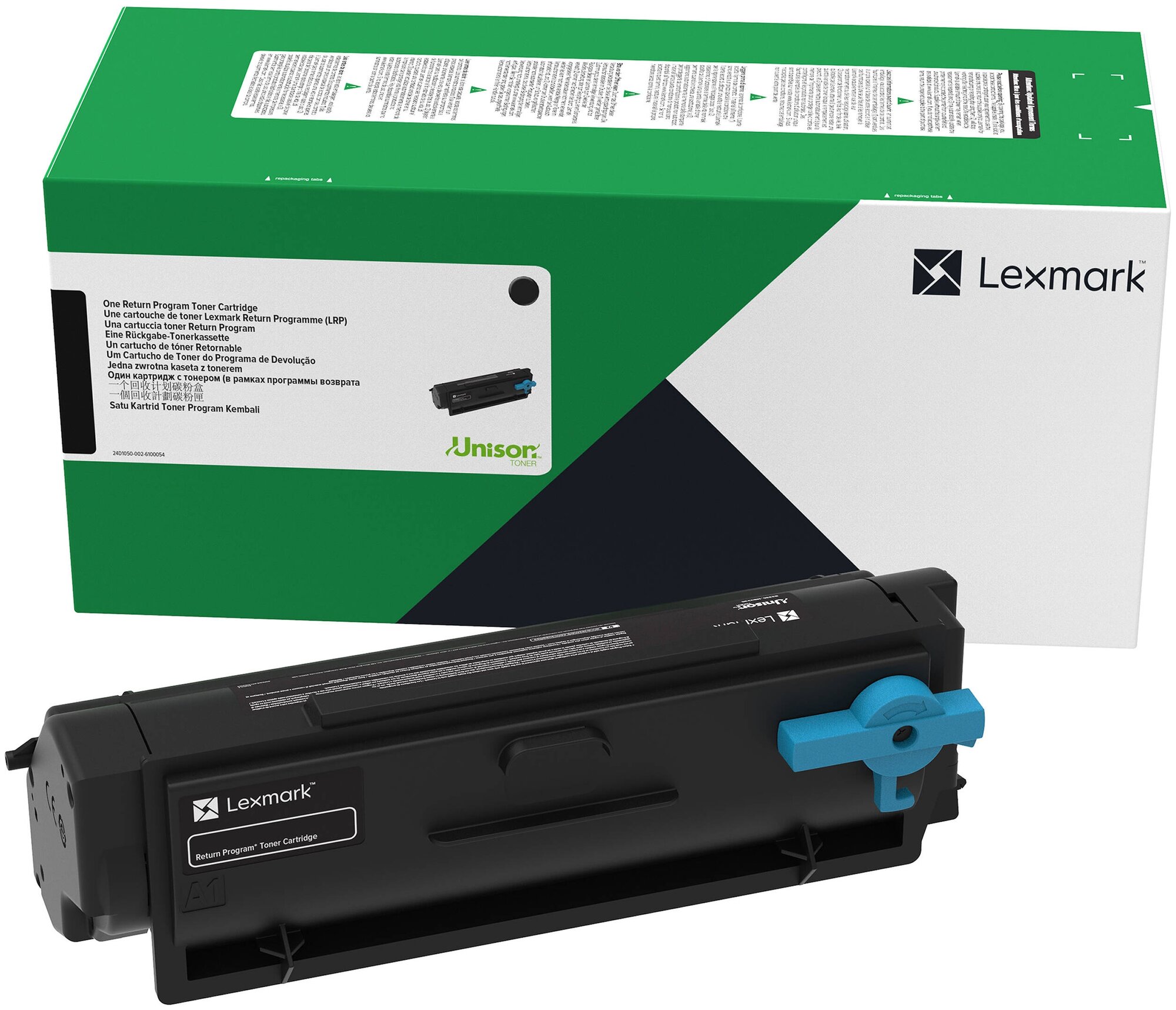 Картридж Lexmark 55B5X0E, 20000 стр, черный