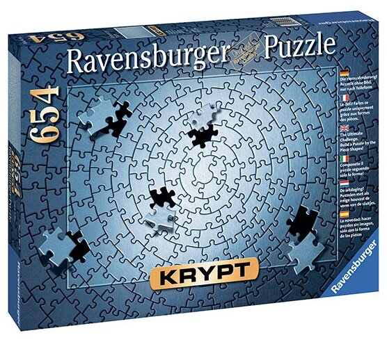 Пазлы 654 дет. Крипт. Серебро 15964, (Ravensburger) ()