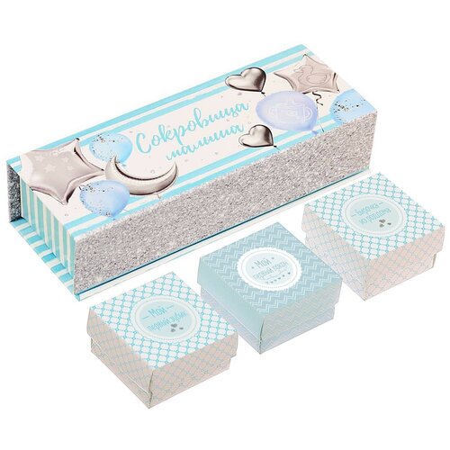 фото Ukid market / набор памятных коробочек для новорожденных / набор коробочек для хранения "сокровища малыша"