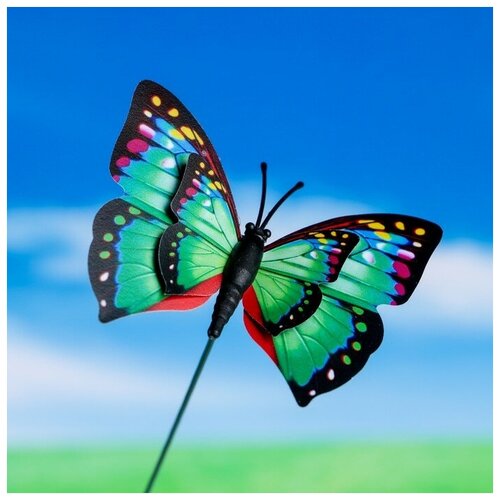 Штекер декоративный для комнатных растений Бабочка 6х7см 25см микс В упаковке 50 575₽