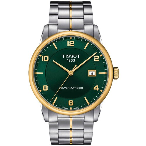 фото Наручные часы tissot t-classic наручные часы tissot luxury powermatic 80 t086.407.22.097.00, зеленый