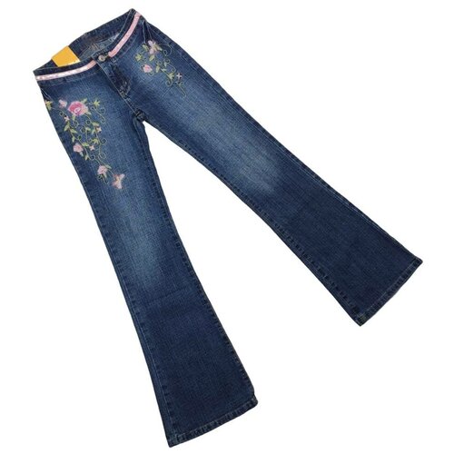 Джинсы MEWEI, размер 146, синий джинсы mewei размер 146 38 голубой