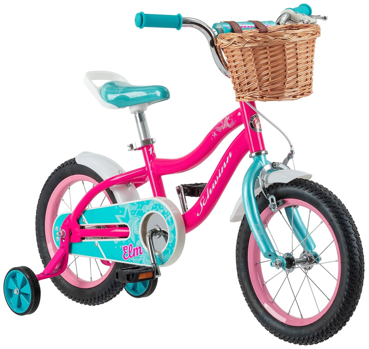 Детский велосипед SCHWINN Elm 14 для девочек до 6 лет. Колеса 14 дюймов. Рост 86 - 112. Система Smart Start