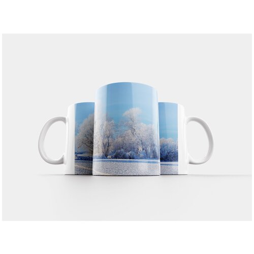 фото Кружка "пейзаж, деревья, зимние впечатления" 320 мл lotsprints