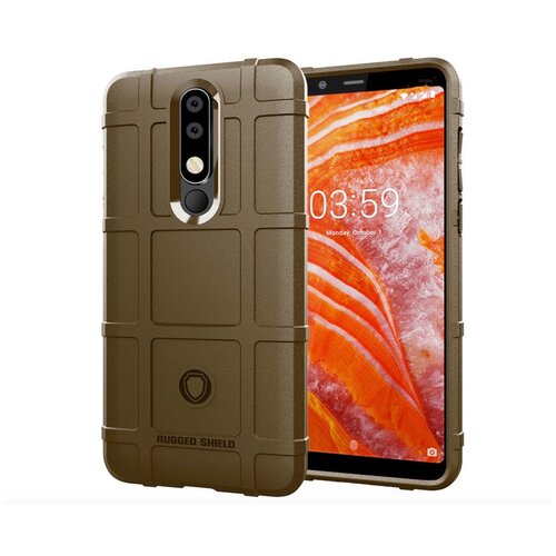 фото Чехол-бампер mypads для xiaomi redmi k20 / xiaomi mi 9t противоударный усиленный ударопрочный коричневый