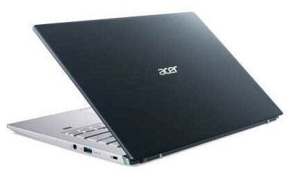 Ноутбук Acer Swift X SFX14-41G-R08J NX AU1ER003 141920x1080 AMD Ryzen 5 5500U21Ghz8GB SSD 512GBnVidia GeForce GTX 1650 4GBDOS