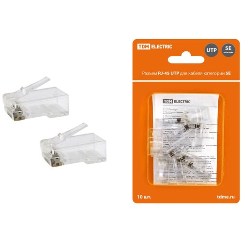 Tdm Разъем RJ-45 UTP для кабеля кат. 5Е, 8P8C SQ0561-0006