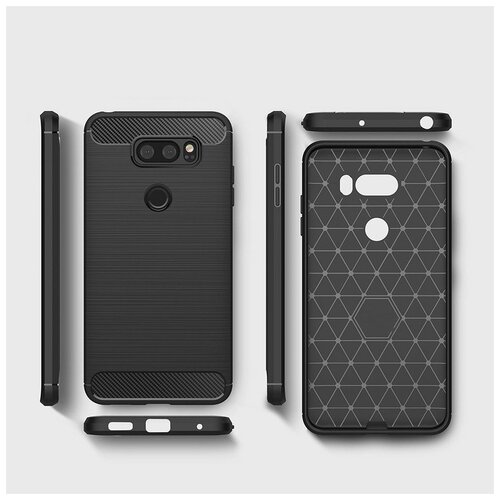 фото Чехол ycase carbon 360 на huawei honor 10 синий
