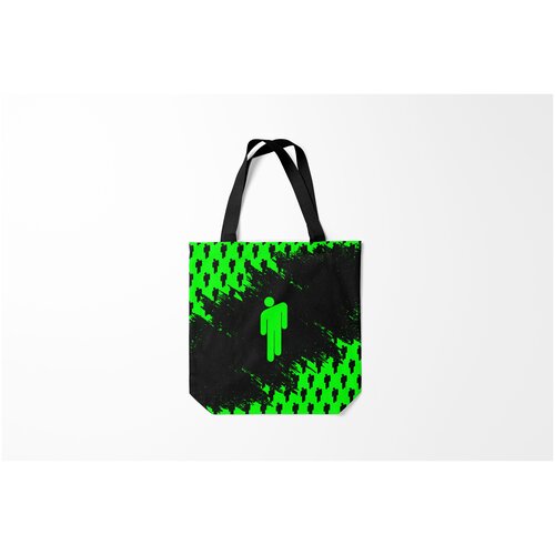 фото Сумка-шоппер / 40х40 см / разная музыка / billie eilish burnettie