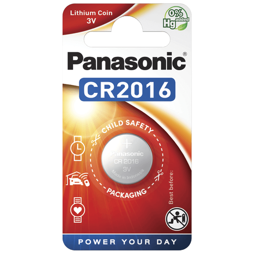 Батарейка Lithium Power CR-2016EL/1B CR2016 Panasonic, Япония panasonic батарейка panasonic lithium power cr 2016el 1b