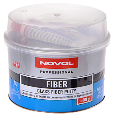Шпатлевка Novol Fiber со стекловолокном 0,6кг