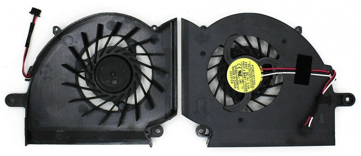 Вентилятор/Кулер для ноутбука Samsung RF510 RF511 RF710 RF411 p/n: DFS651605MC0T FA57
