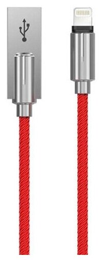 USB-кабель Devia Storm Zinc Alloy  красный