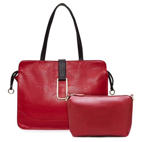 фото Сумка женская senorita кожаная для документов и ноутбука 14-15 дюймов бордовая большая.