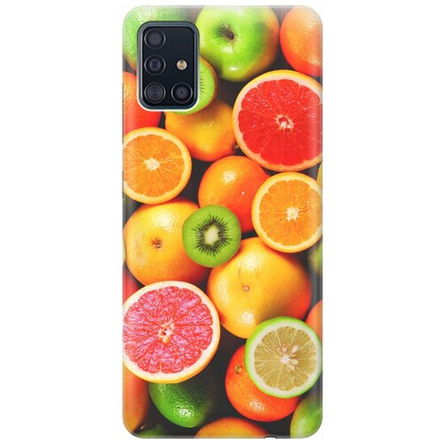 фото Ультратонкий силиконовый чехол-накладка для samsung galaxy a51 с принтом "сочные фрукты" gosso