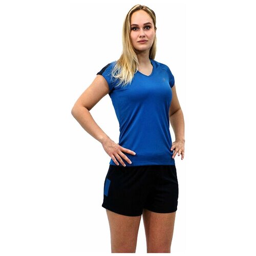 Майка спортивная ASICS, размер XL, синий футболка волейбольная женская asics ss tee indoor 2 w красная р m