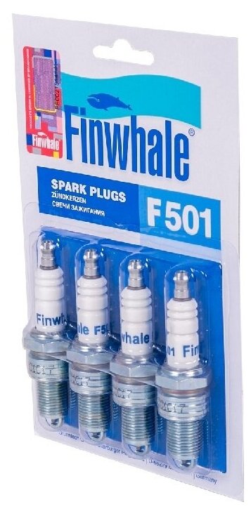 Свеча зажигания компл. 4шт, FINWHALE F501