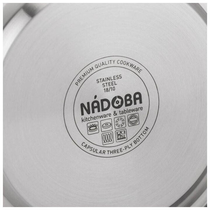 Металлический чайник NADOBA , 2.5л, черный - фото №8