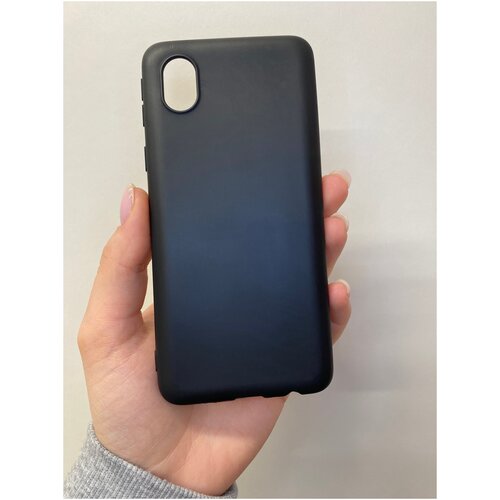 Силиконовый ультратонкий Slim для Samsung Galaxy A01 Core черный 213₽