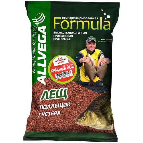 прикормка allvega formula gbf09 900 г 900 мл аромат слива красный Прикормка ALLVEGA Formula GBF09, 900 г, 900 мл, , аромат карамель, красный