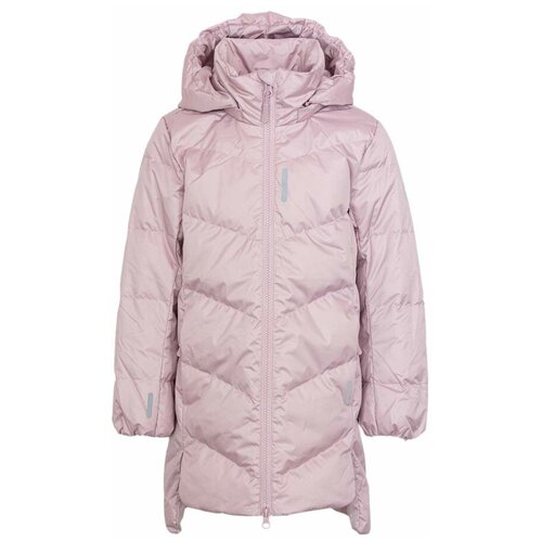 Пальто демисезонное для девочки котофей 07858011-40 размер 110 цвет розовый розового цвета