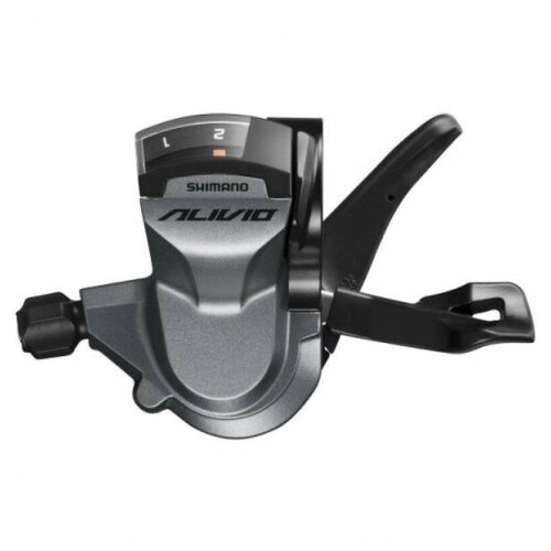 перекл ль alivio astm410lbl 2 8109 шифтер торм ручка 3скор левая черный shimano Переключатель ALIVIO ESLM4010LB 2-5080 2 скоростей левый+трос1800мм черный SHIMANO