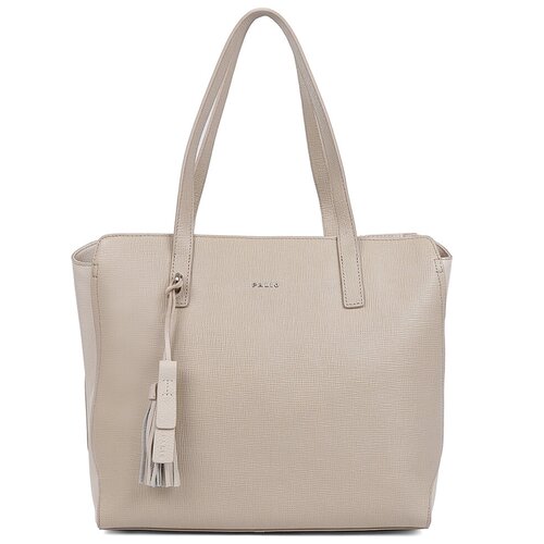 фото Большая кожаная сумка palio 15810a2-w1-115/112 beige