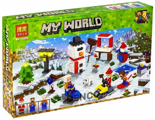 Конструктор MY WORLD Зимние игры 239 деталей 11029