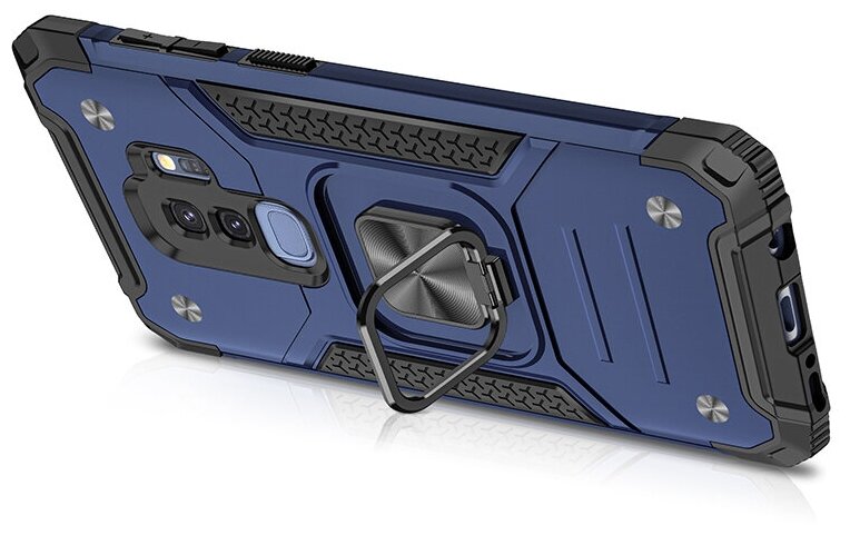 Противоударный чехол Legion Case для Samsung Galaxy S9 Plus синий