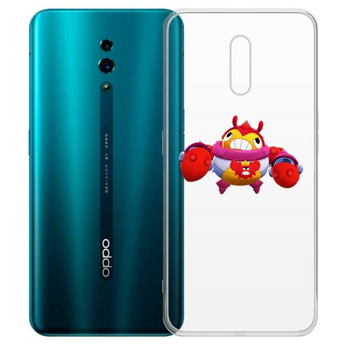 фото Чехол-накладка clear case brawl stars-краб тик для oppo reno krutoff group