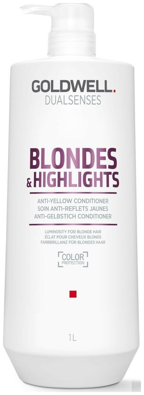 Goldwell Dualsenses Blondes & Highlights Conditioner - Кондиционер осветленных и мелированных волос 1000мл