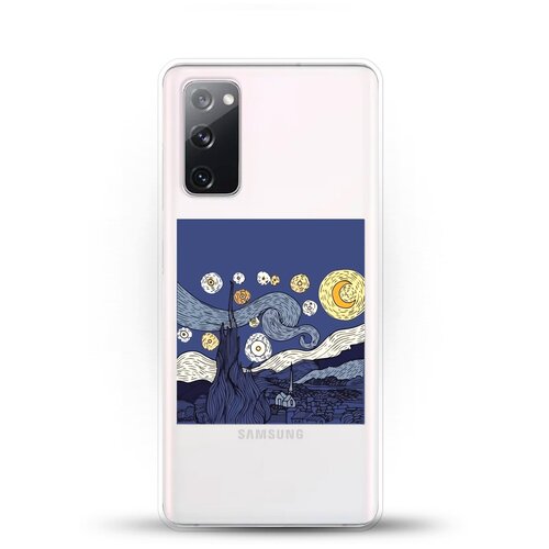 фото Силиконовый чехол ночь на samsung galaxy s20fe (fan edition) andy & paul