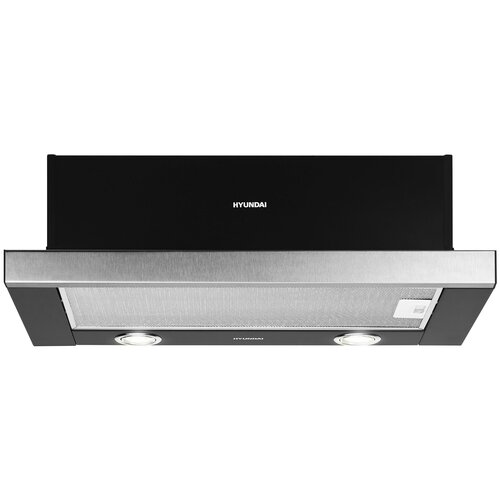 Встраиваемая вытяжка Hyundai HBH 6232 IX управление кнопочное нержавеющая стальчерный 1003700₽