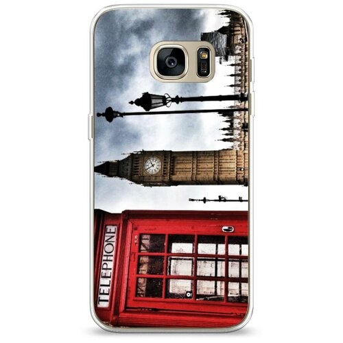 фото Силиконовый чехол "лондон телефонная будка" на samsung galaxy s7 / самсунг галакси с 7 case place