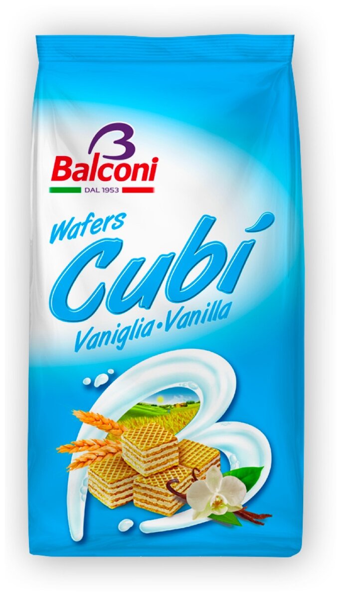Вафли Balconi Кубики с ванильной начинкой, 125 г - фотография № 2