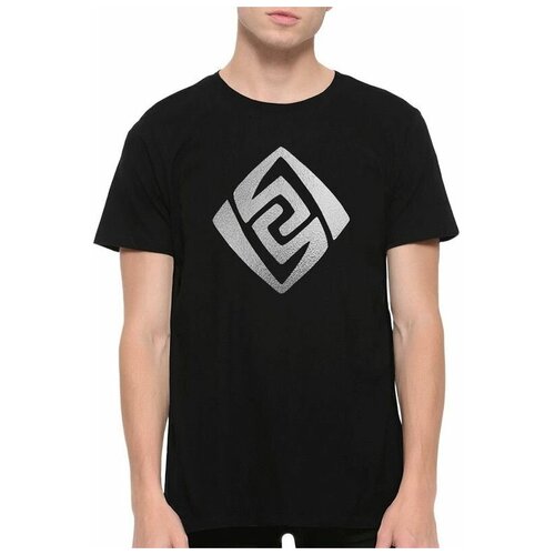 фото Футболка design heroes genshin impact / геншин импакт / гео мужская черная xs