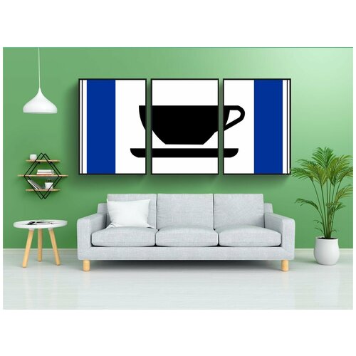 фото Набор модулных постеров для интерьера "дорожный знак, знаки дорожного движения, знак" 60x90 см. в тубусе, без рамки lotsprints