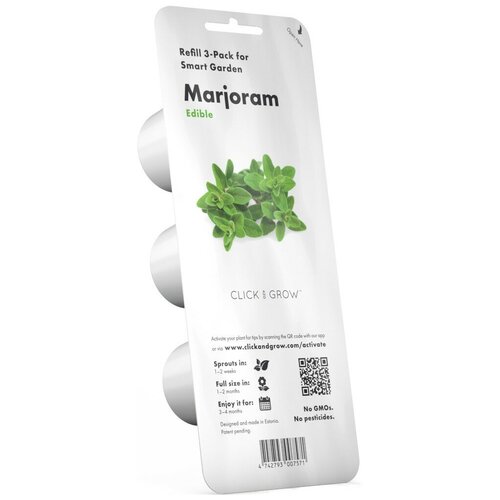 Набор картриджей для умного сада Click and Grow Refill 3-Pack Майоран (Marjoram)