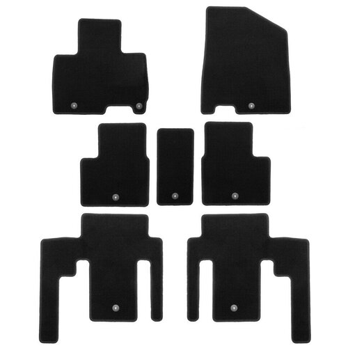 фото Коврики в салон klever econom kia carnival prestige, 2021->, 7шттекстиль)