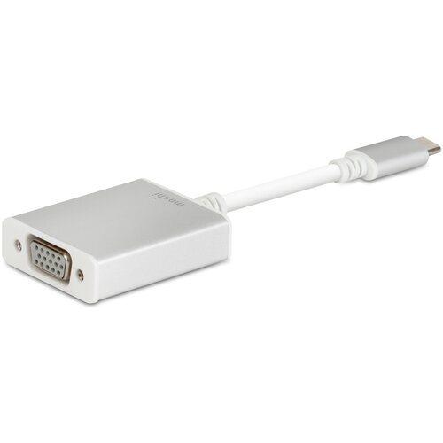 Адаптер Moshi USB-C/ VGA 99MO084201. Цвет серебряный. адаптер moshi usb c vga 99mo084201 цвет серебряный