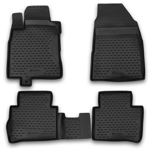 фото Element коврики в салон nissan tiida 2004-2015, 4 шт. (полиуретан)