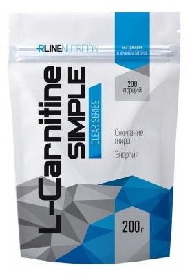 Л-карнитин RLINE L-CARNITINE Simple - дойпак, 200 грамм, нейтральный