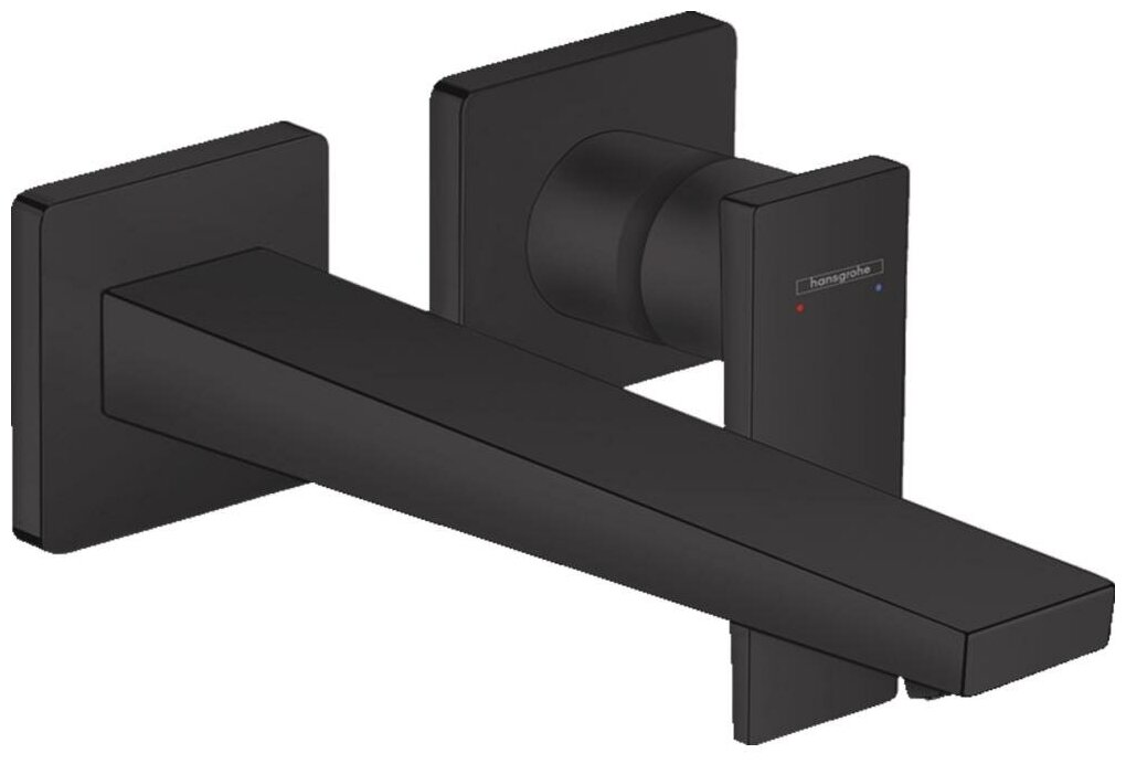 Hansgrohe 32526670 Metropol Смеситель для раковины, встраиваемый, черный