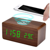 Электронные часы с зарядкой для телефона/будильник/термометр - изображение